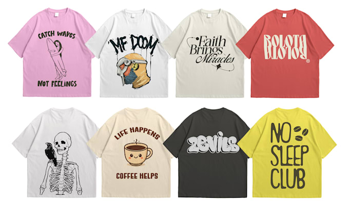 create custom shirt design for your clothing brand