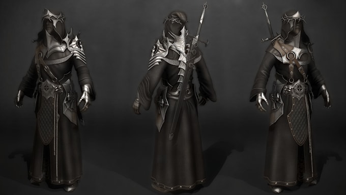 create custom skyrim, fallout and unreal engine mod weapons, armor and character