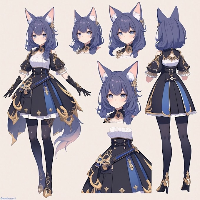 drawn character sheet, reference sheet for your character, furry reference sheet