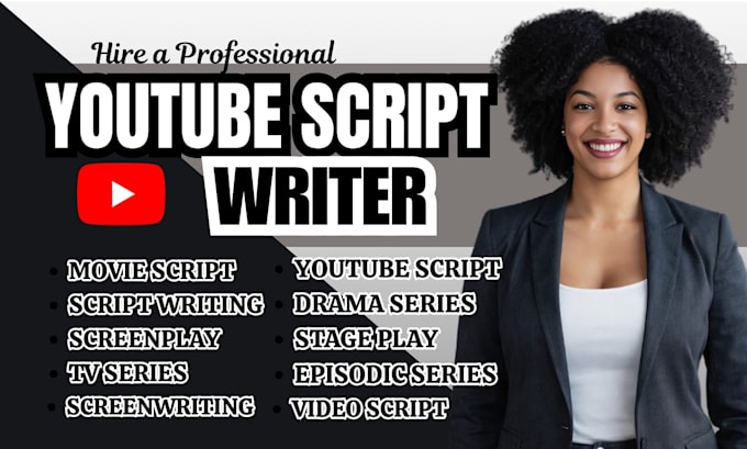 write engaging youtube video scripts editor and content creator