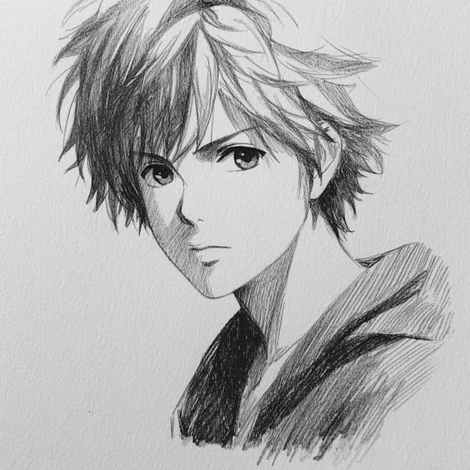 draw anime simple art