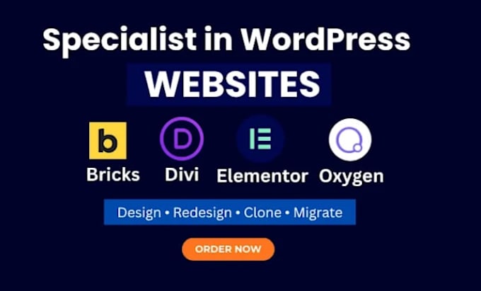 design convert figma to wordpress business website with bricks builder