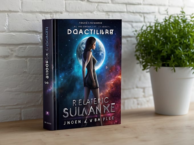 create eyecatching sci fi or romance book cover or ebook cover