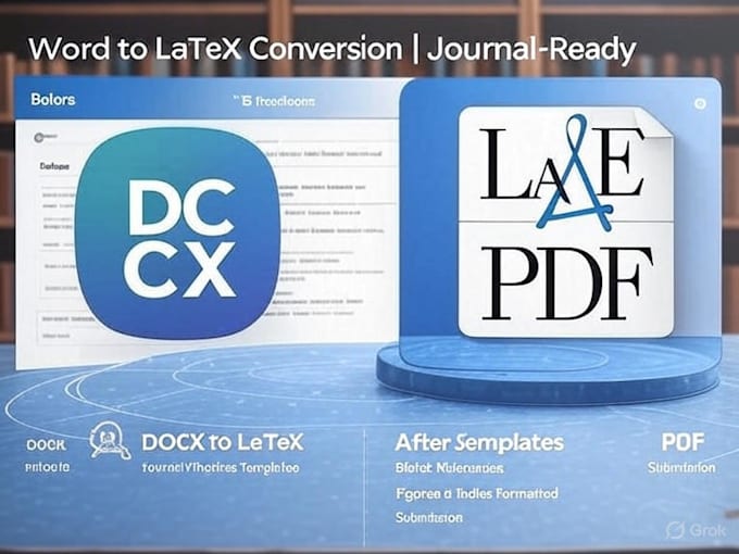 convert word and PDF documents to latex format