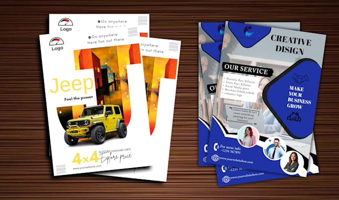 make flyer design,poster design, social media disign