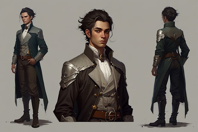 draw character design, concept art, character illustration