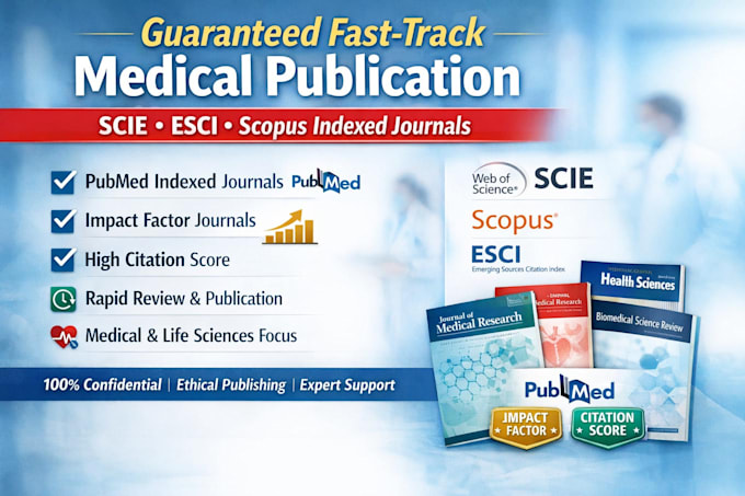 publish medical research in web of science pubmed and scopus