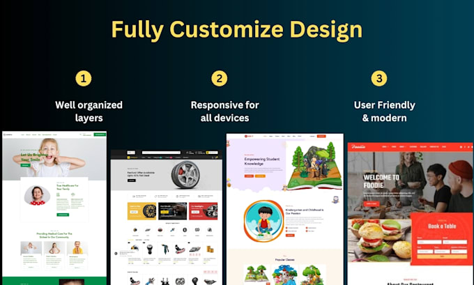 design a wordpress landing page using elementor