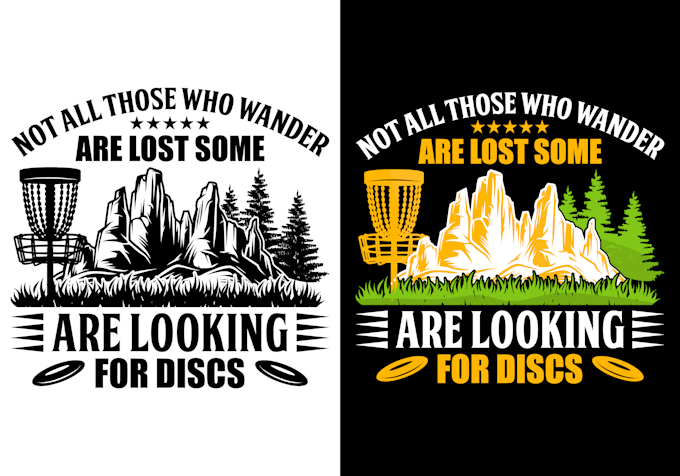 design a amazing vintage disc golf logo