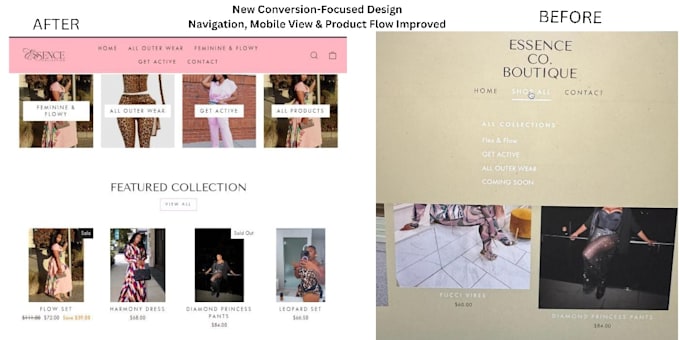 shopify store design, shopify website, optimize shopify store