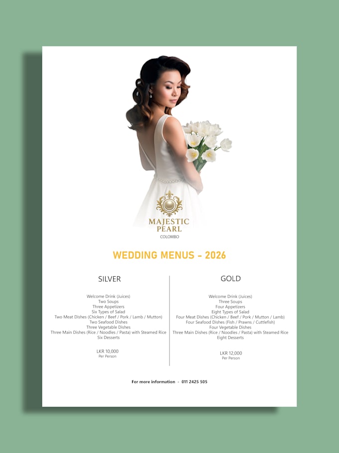design a creative menu for hotel, restaurant, or café