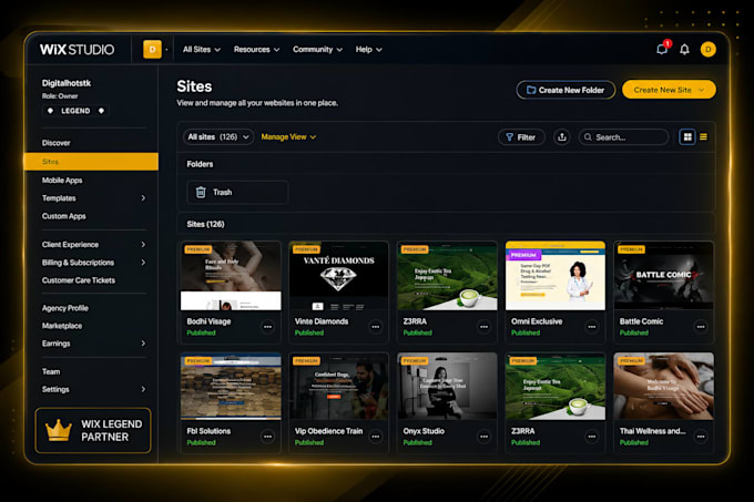 design wix website and redesign a wix business website