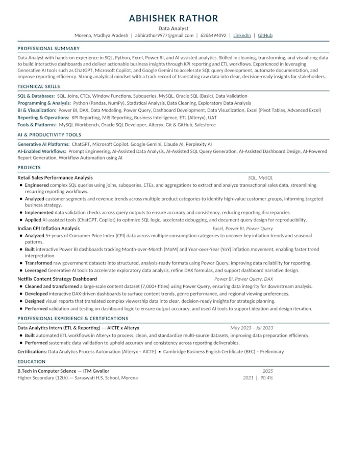 create ats resume, cover letter and optimized linkedin