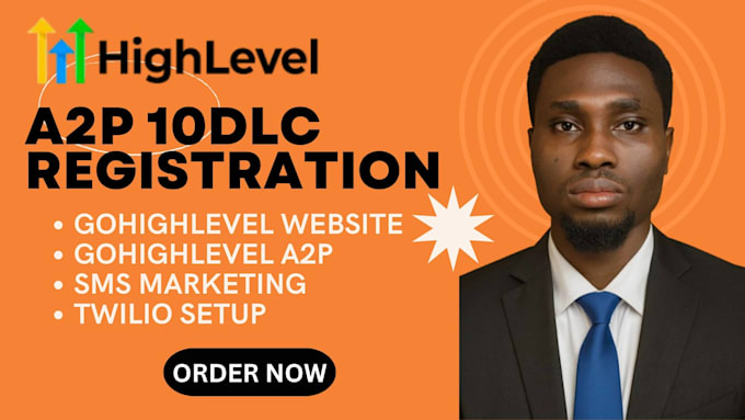 do a2p 10dlc registration, ghl automation, CRM, bulk SMS setup