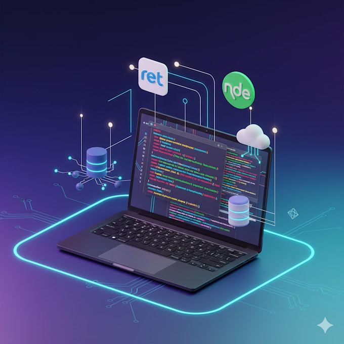 develop complete web app with frontend backend and database