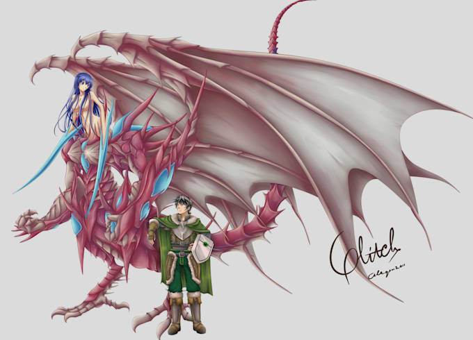 draw the anime monster style