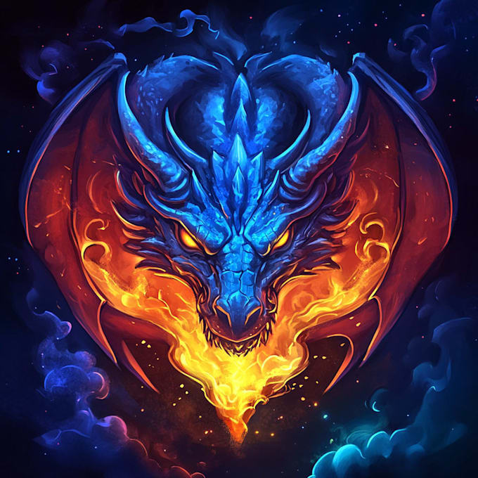design a fantasy game logo and branding