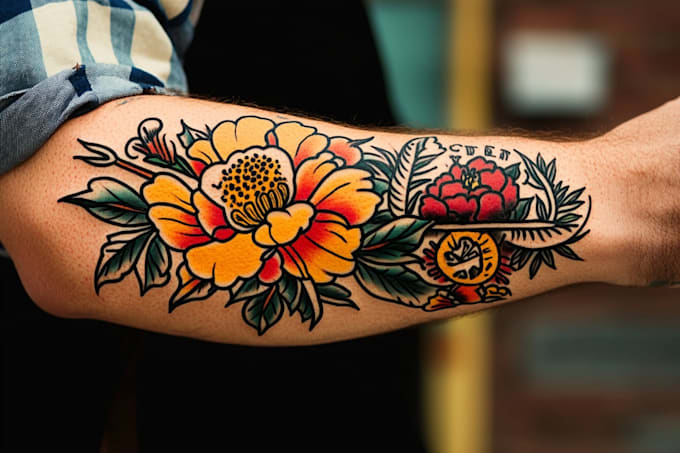 do traditional or old school tattoo design