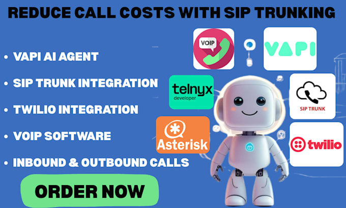 vapi ai caller for outbound and inbound calls sip trunk voip asterisk vapi