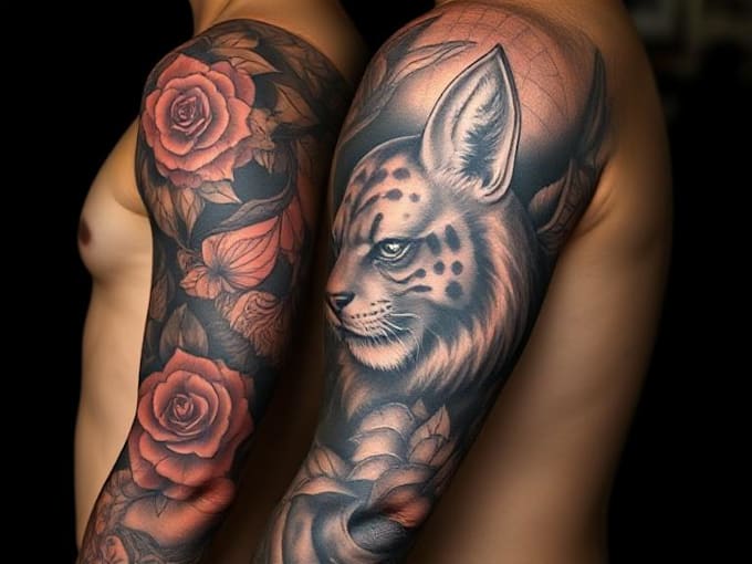create stunning custom realism tattoo sleeves