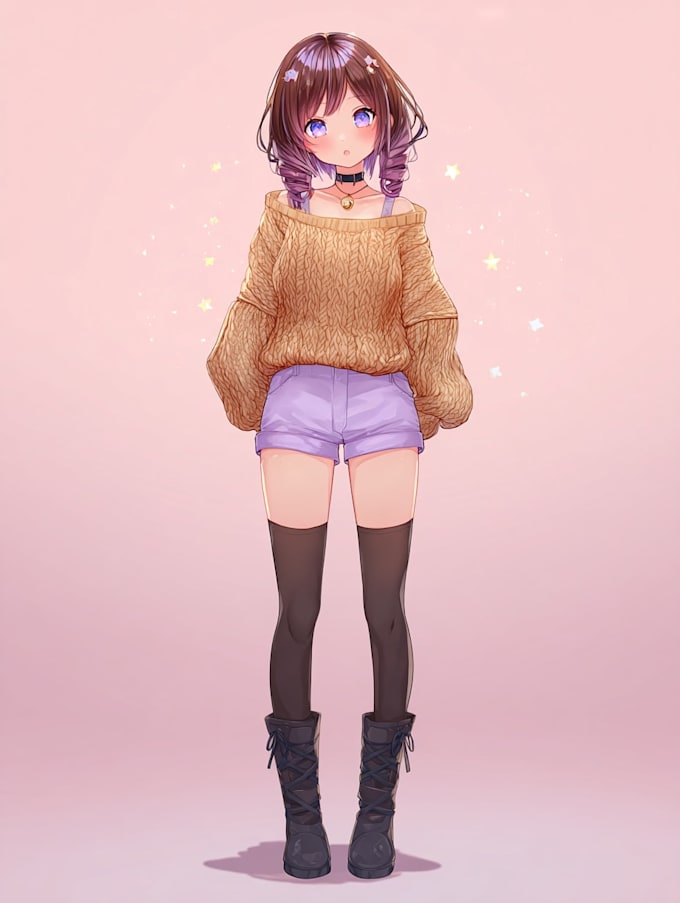 draw anime character for you