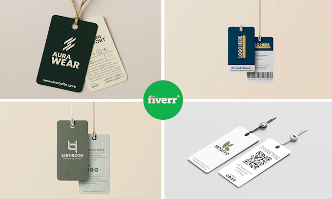design hang tag and clothing label within 24hours