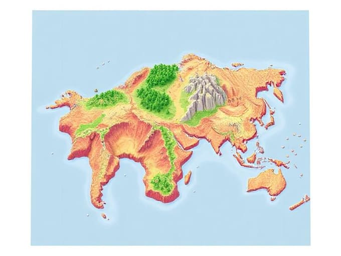 create a professional isometric map