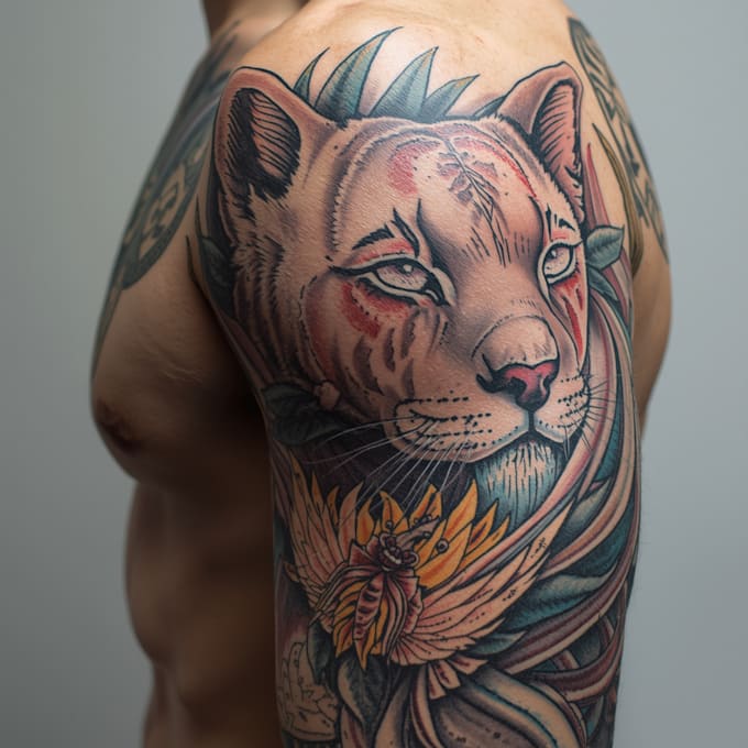 create a design professional style tattoo design for you