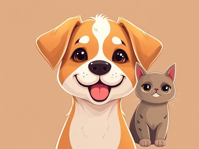 create vector cartoon characters and realistic animals