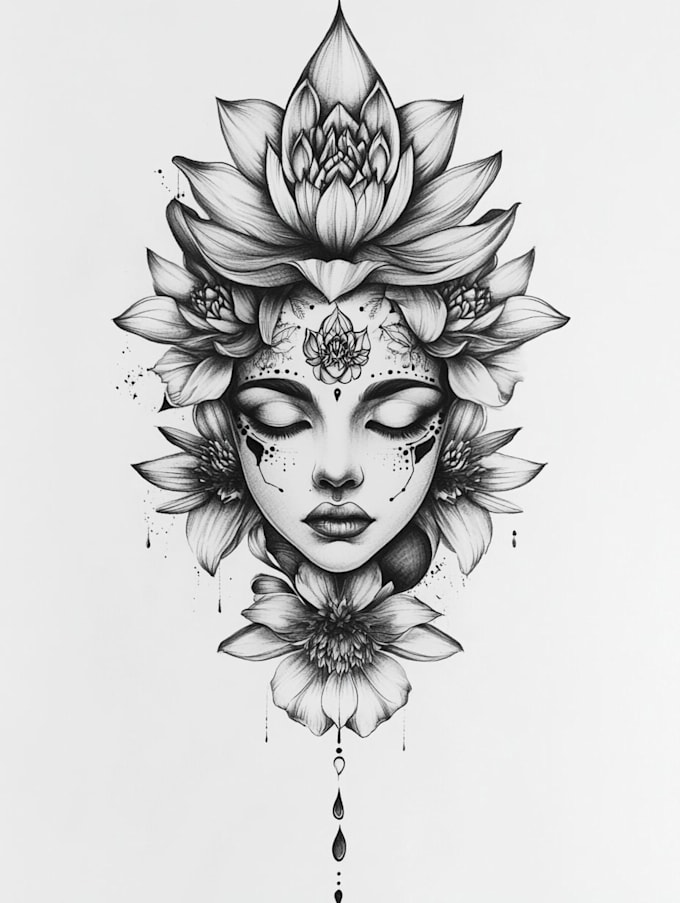 basic dotwork tattoo design for you