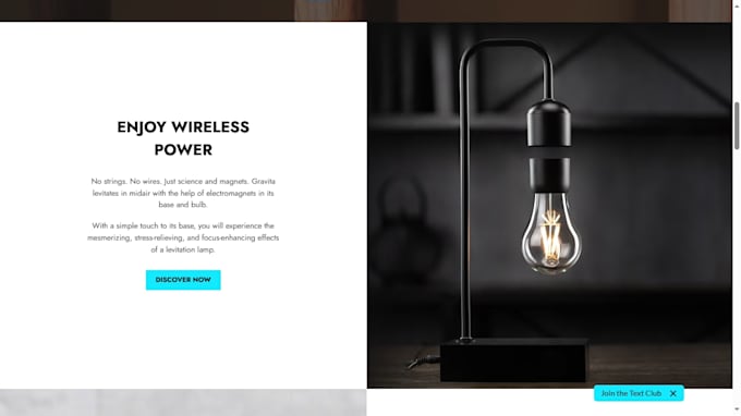 build high converting shopify home decor store, levitating bonsai plants website