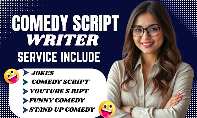 write funny youtube comedy skit and ad scripts for brands and creator