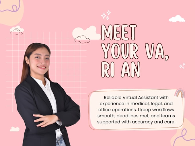 be your expert healthcare and legal virtual assistant