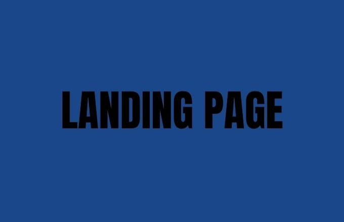 desgin landing using worpress