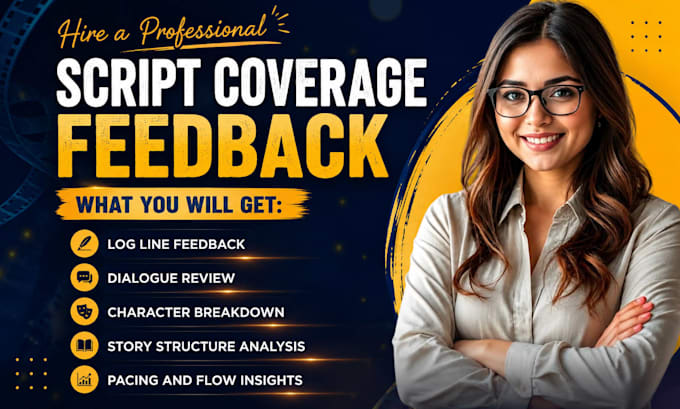 provide professional script coverage and detailed feedback for your screenplay