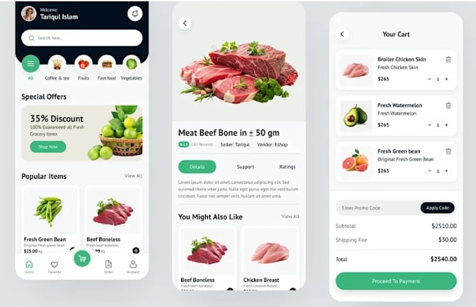 develop b2c b2b c2c marketplace ecommerce app with ai features