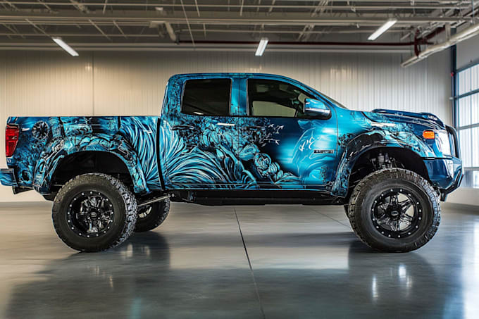 design a premium quality vehicle wrap