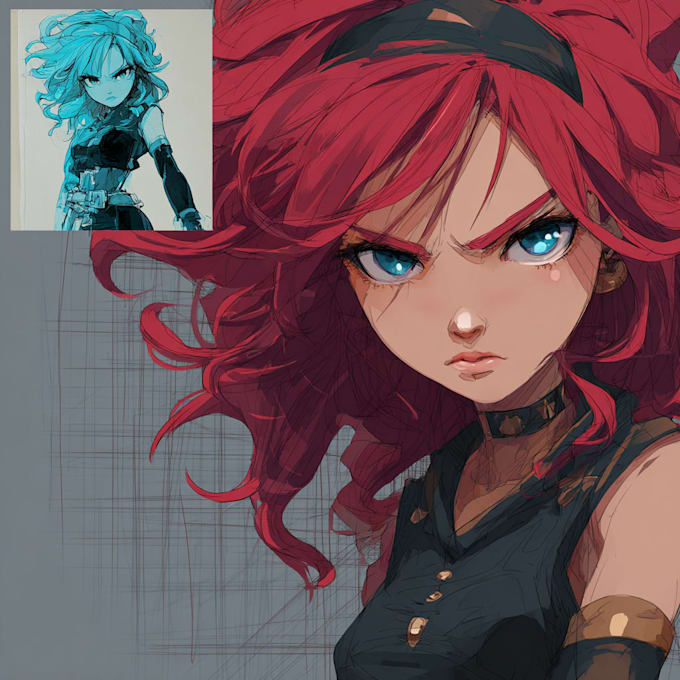 do an anime or comic character