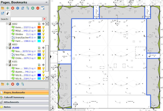 material take off and cost estimation using bluebeam and planswift