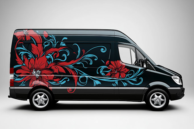 design a professional car or van wrap