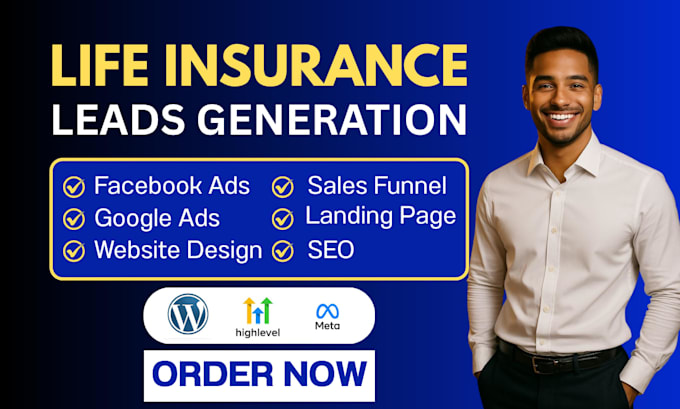 iul insurance leads, insurance website, life insurance social media ads