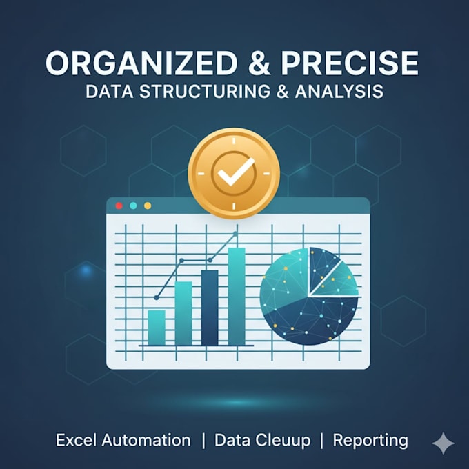 do accurate data entry, excel work, and web research for yo