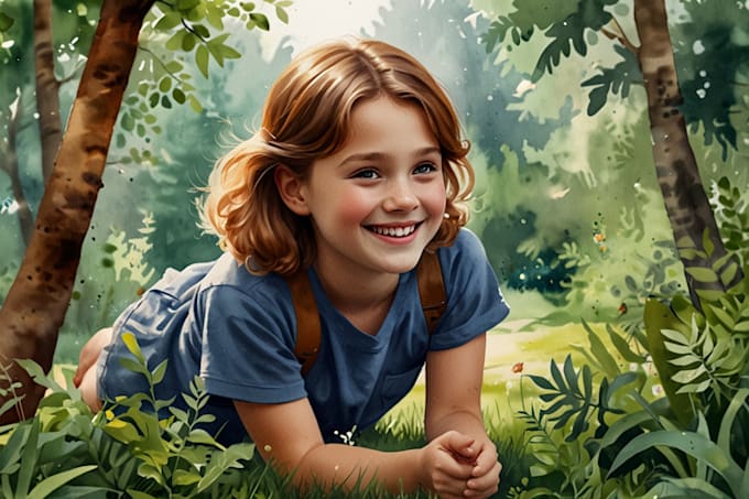 illustrate children story illustration KDP