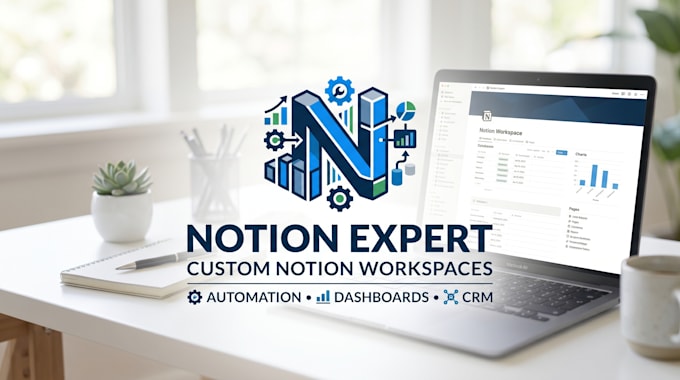 be your notion template expert, notion workspace and notion dashboard automation