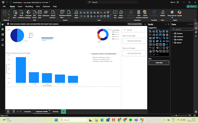 create a python dashboard or streamlit app for your data