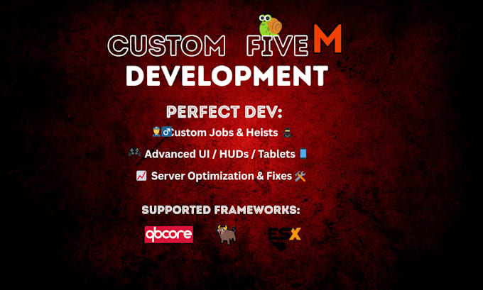 create custom fivem scripts and optimize your qb core server