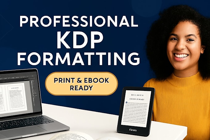 do book formatting for amazon KDP, print fast