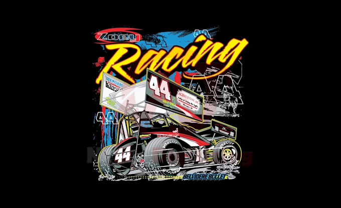 Design high quality racing car logo with t shirt designs by Gail_morgan ...