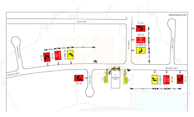 do traffic control plan tcps, tmp for any road condition for dot permit