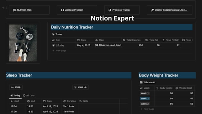 design custom notion template, dashboard, pages, and consultation